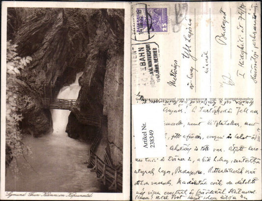 238349,Sigmund Thun-Klamm im Kaprunertal Partie b. Kaprun