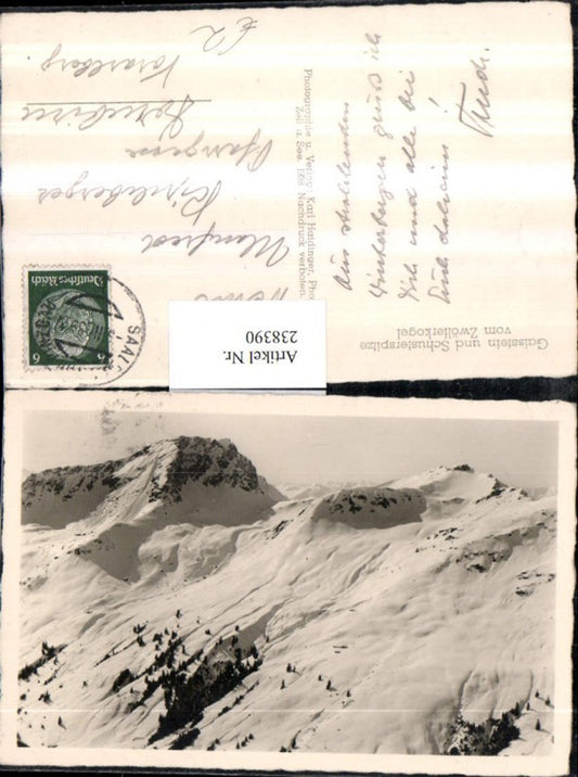 238390,Gaisstein u. Schusterspitze v. Zwölferkogel b. Saalbach