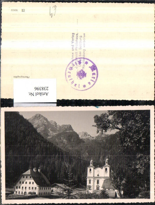 238396,Maria Kirchenthal b. Lofer Kirche Bergkulisse