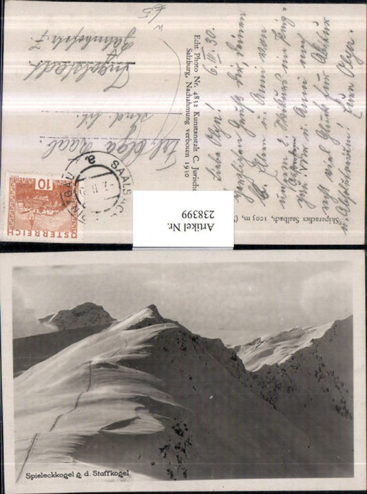 238399,Spieleckkogel geg. d. Staffkogel Bergkulisse b. Saalbach