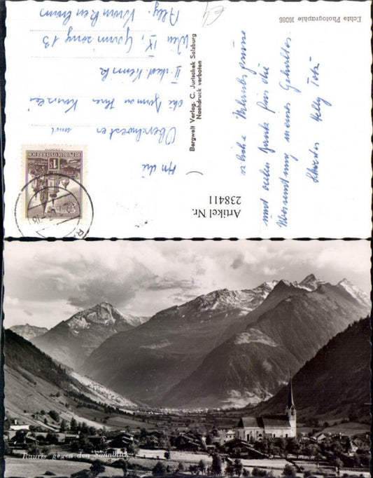 238411,Rauris Totale geg. d. Sonnblick Bergkulisse