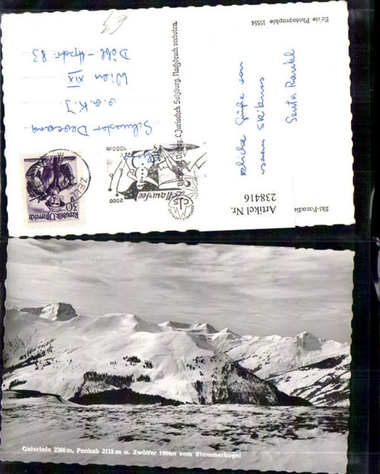 238416,Gaisstein Penhab u. Zwölfer v. Stemmerkogel b. Saalbach