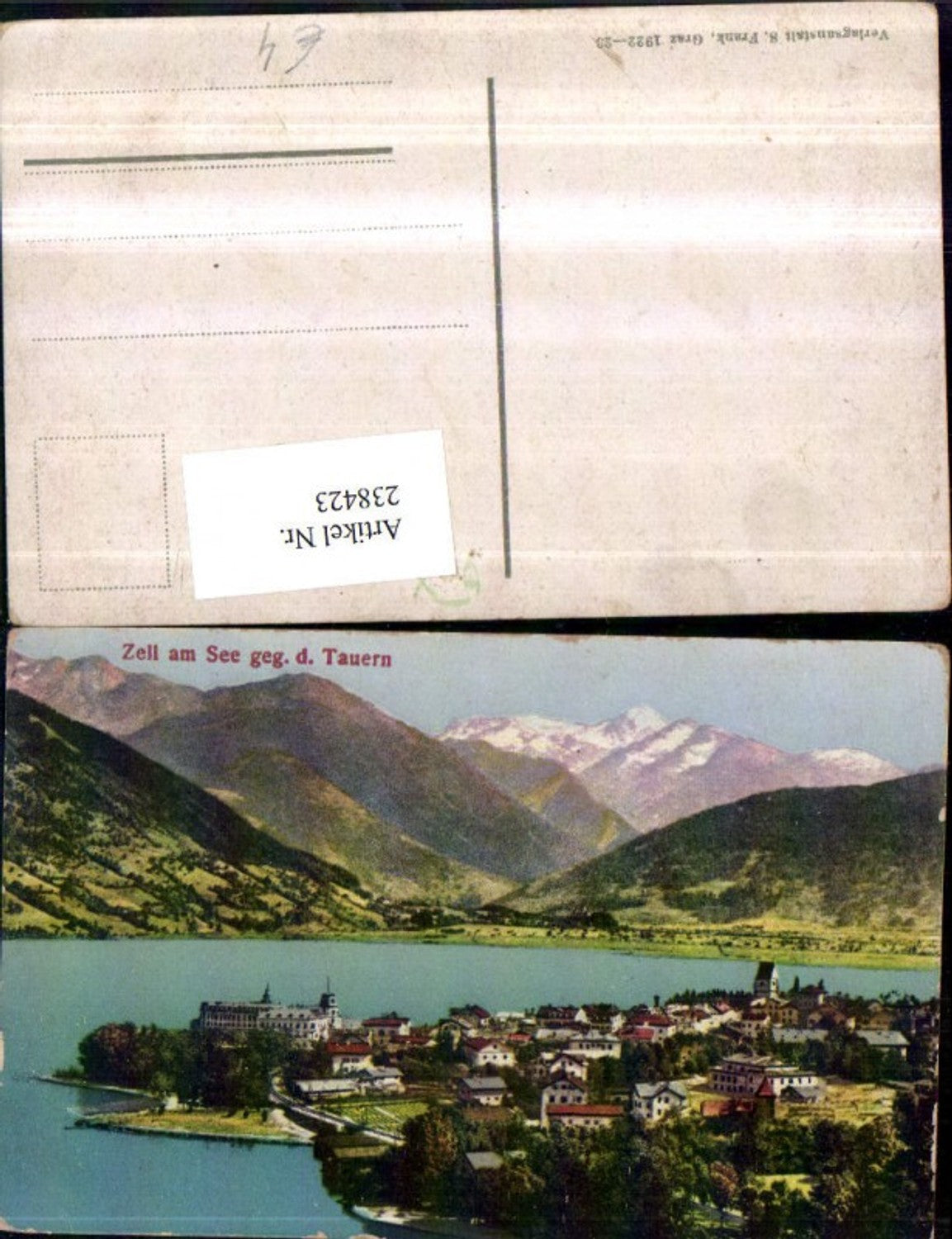 238423,Zell am See Totale geg. d. Tauern