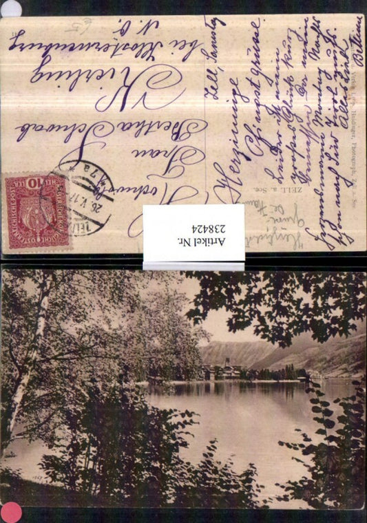 238424,Zell am See Teilansicht Partie