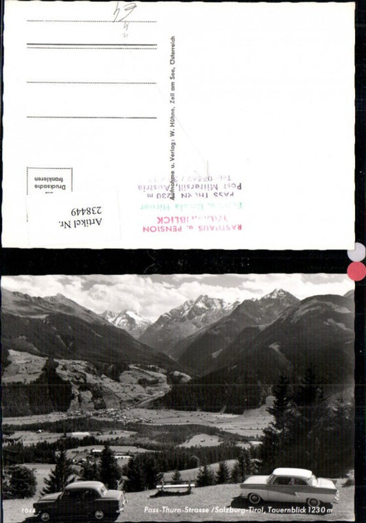 238449,Pass-Thurn-Straße Tauernblick b. Mittersill Oldtimer