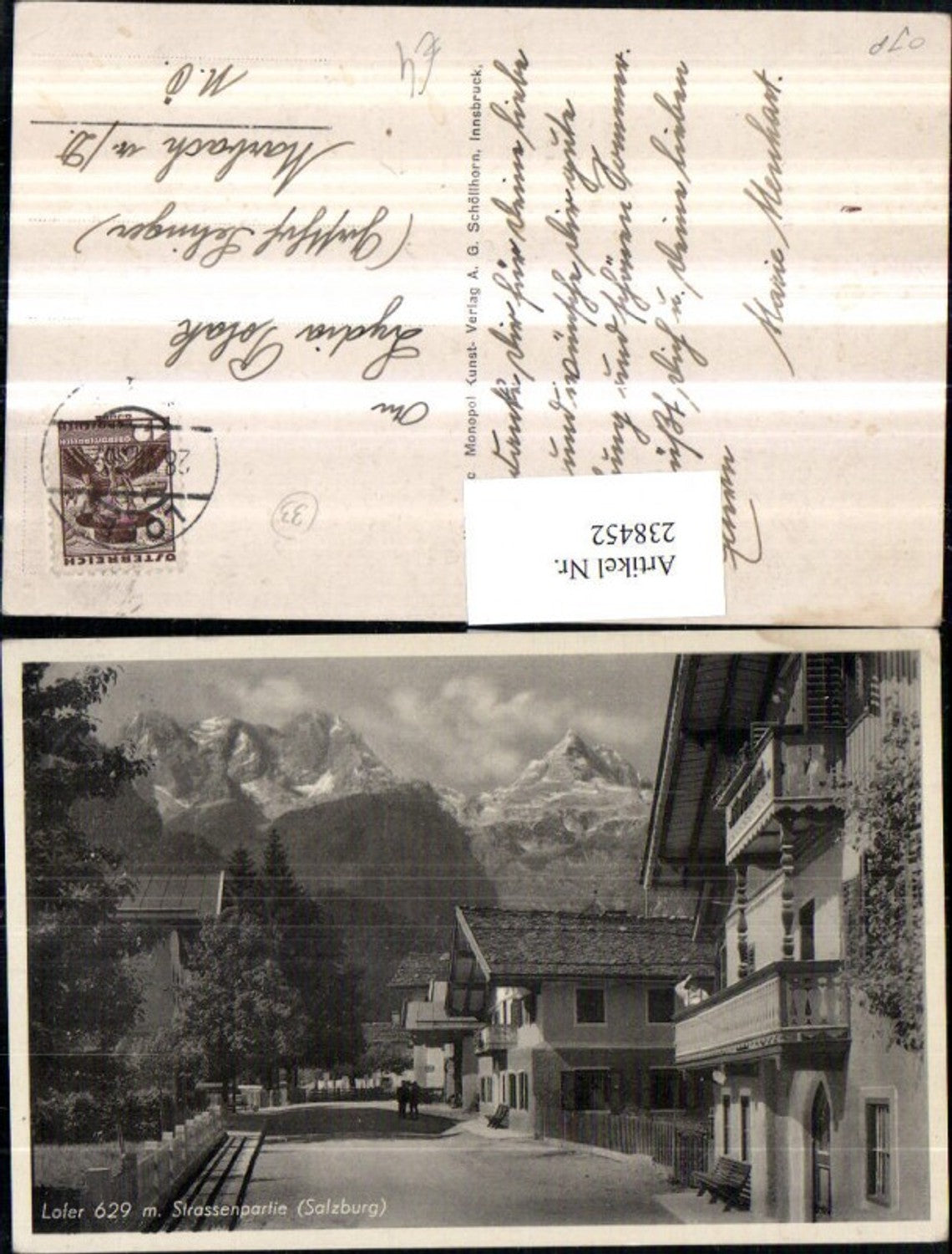 238452,Lofer Straßenansicht