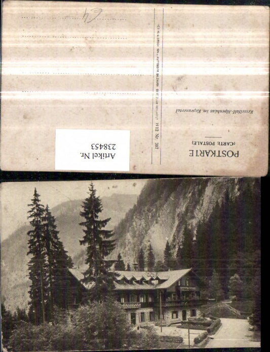 238453,Kesselfall-Alpenhaus im Kaprunertal b. Kaprun