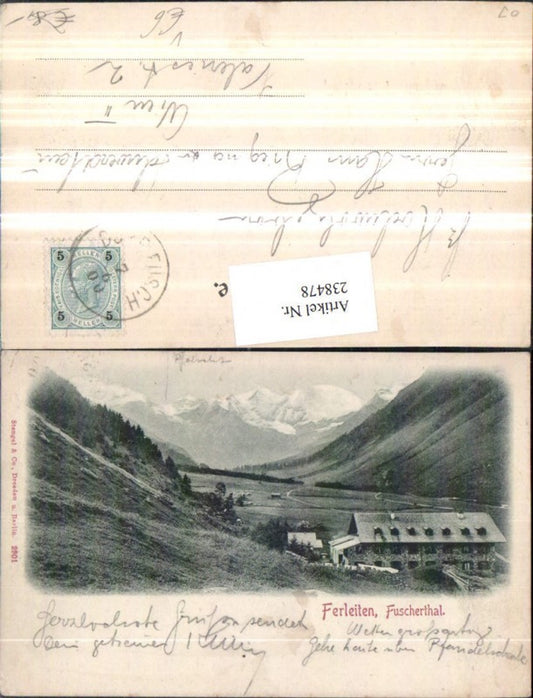 238478,Ferleiten Fuscherthal Bergkulisse pub Stengel u. Co 2901