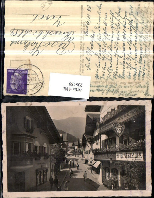 238489,Zell am See Hotel Lebzelter Straßenansicht