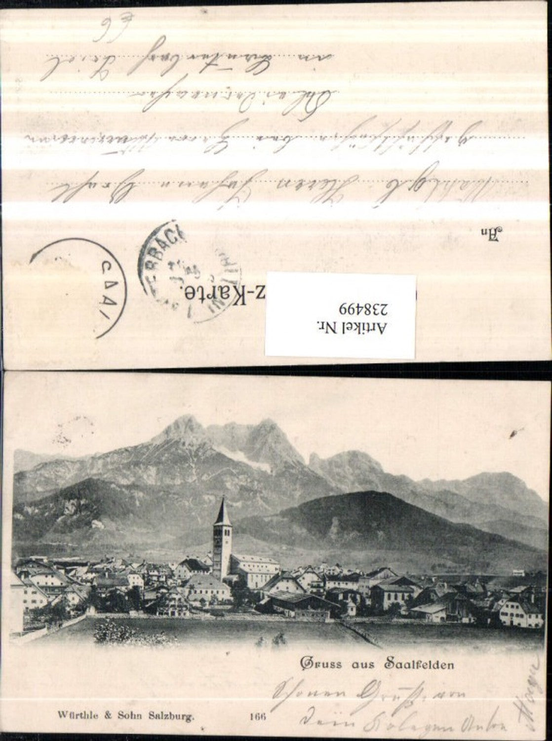 238499,Gruß aus Saalfelden Totale