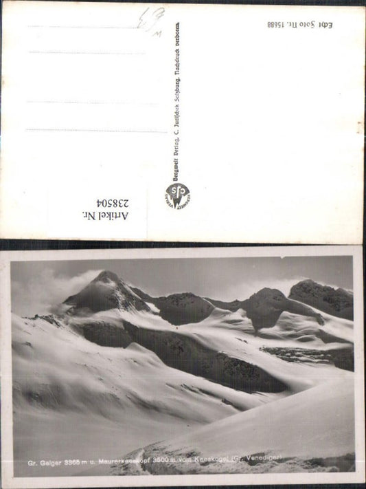 238504,Gr. Geiger u. Maurerkeeskopf v. Keeskogel Bergkulisse b. Neukirchen