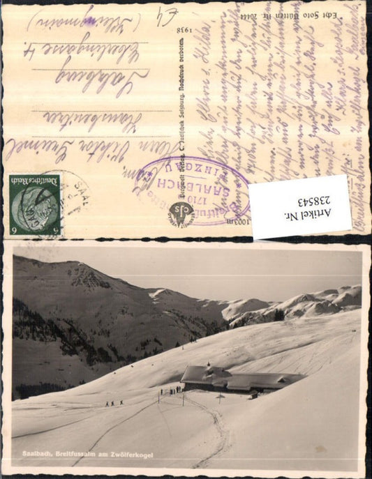 238543,Saalbach Breitfußalm am Zwölferkogel Winterbild