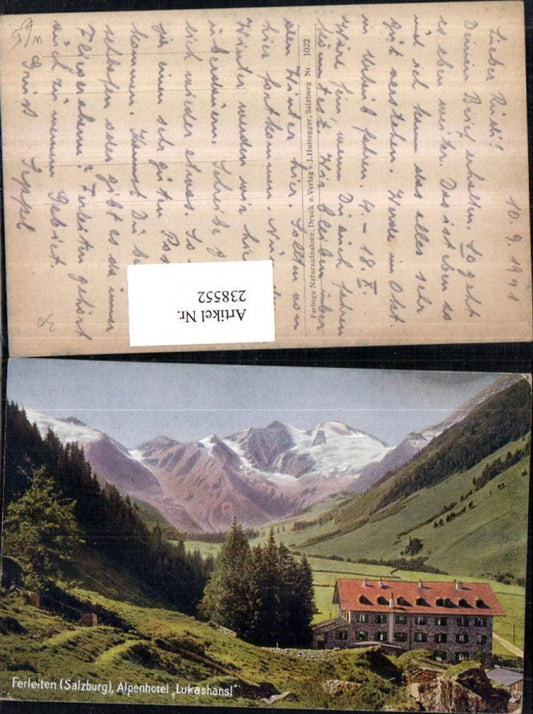 238552,Ferleiten Alpenhotel Lukashansl b. Fusch Bergkulisse
