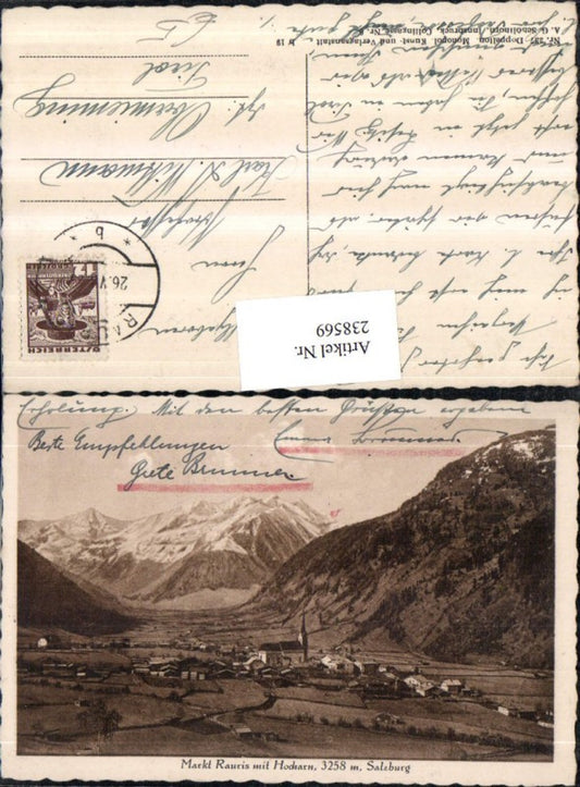 238569,Markt Rauris m. Hocharn Totale