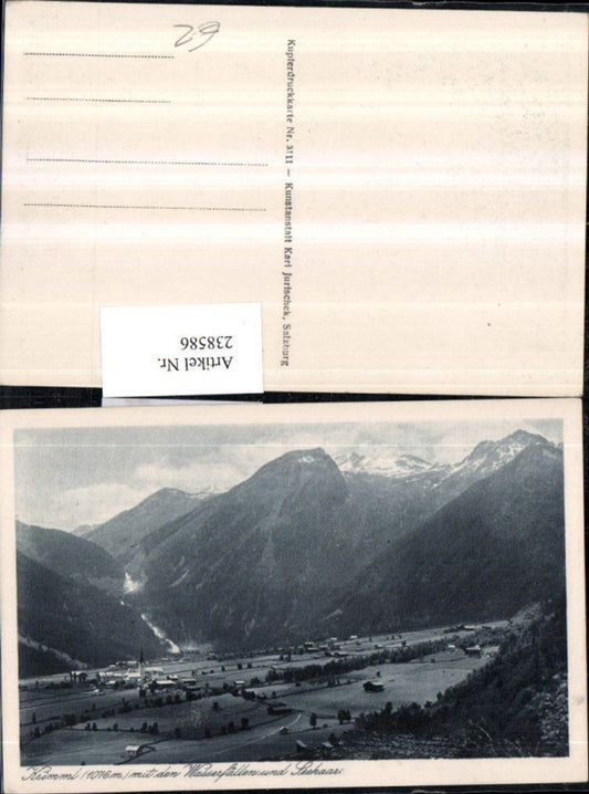 238586,Krimml Totale m. d. Wasserfällen u. Seekaar