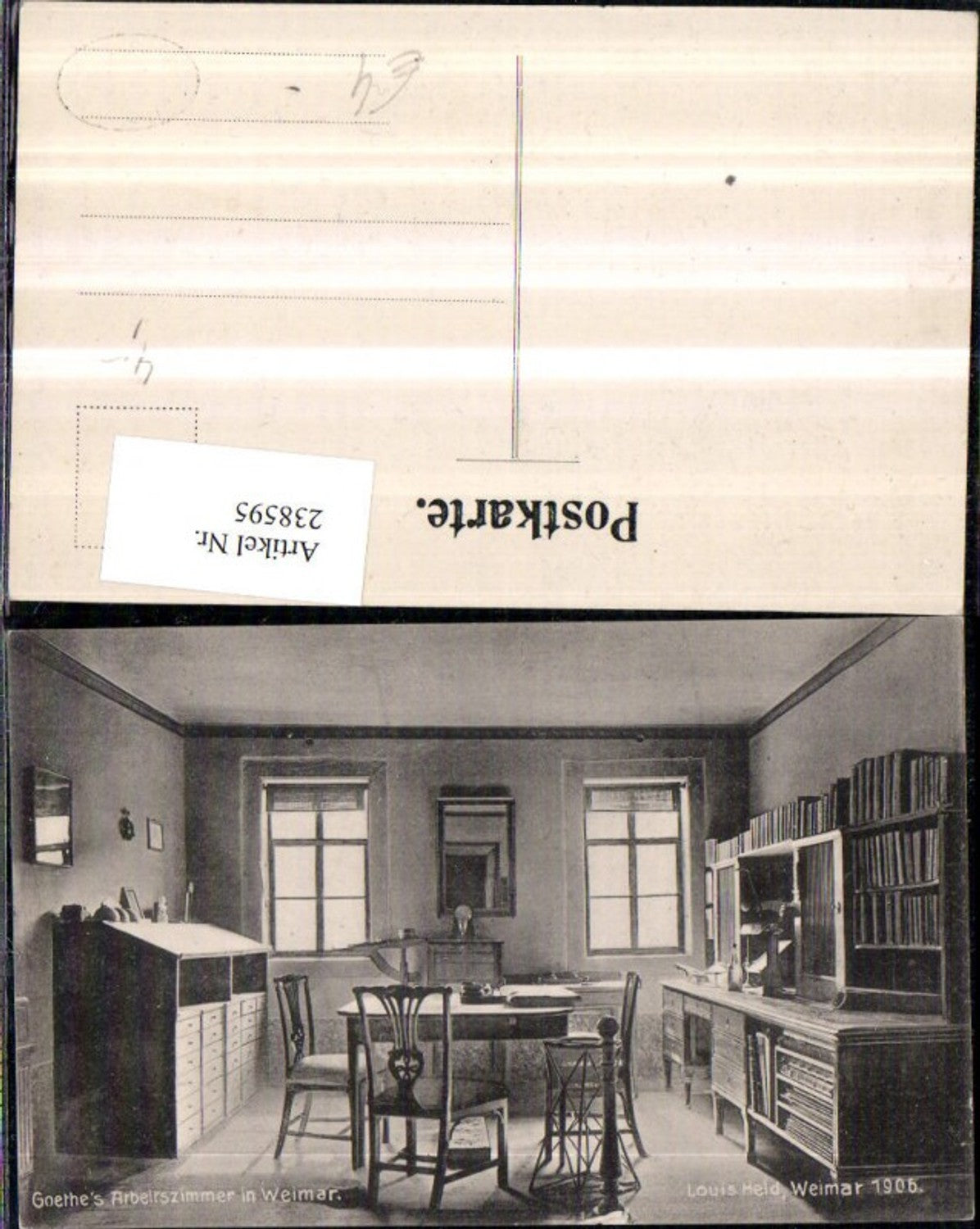 238595,Weimar Goethes Arbeitszimmer Innenansicht