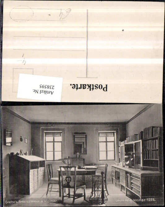 238595,Weimar Goethes Arbeitszimmer Innenansicht