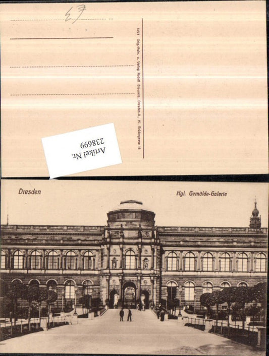 238699,Dresden Königliche Gemälde-Galerie Gebäude