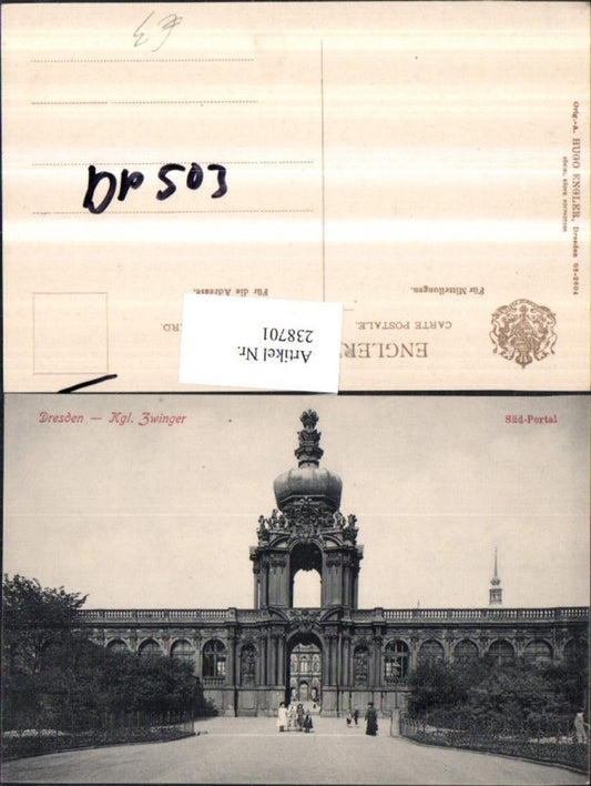 238701,Dresden Königlicher Zwinger Süd-Portal