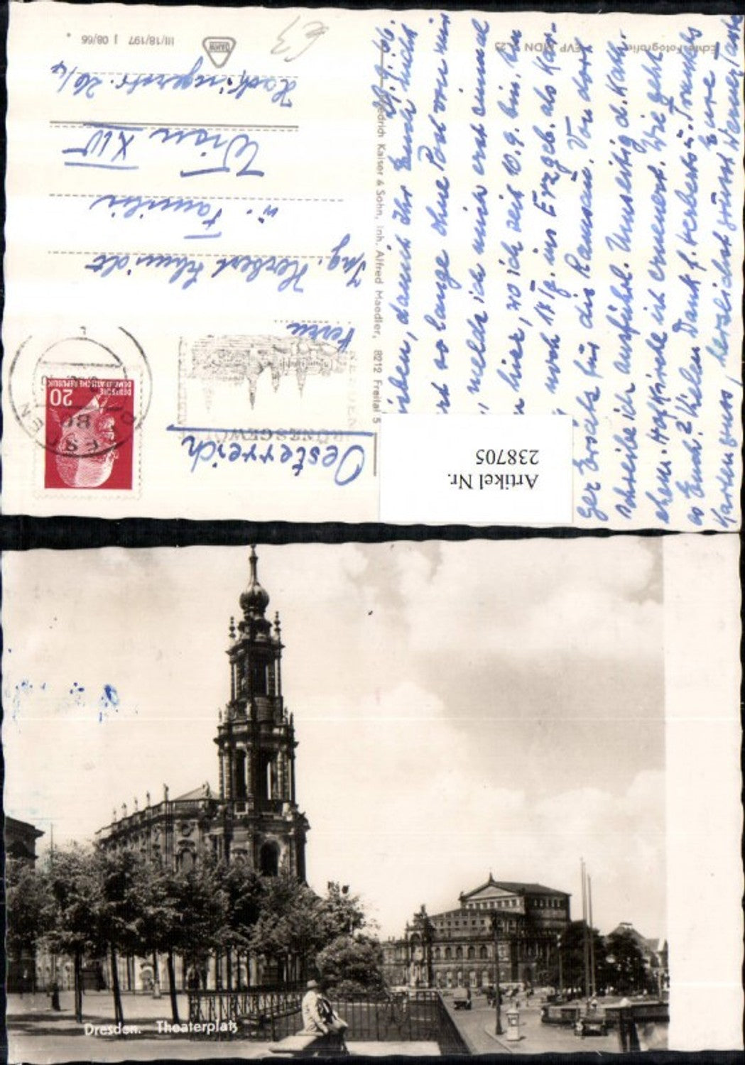 238705, Dresden Theaterplatz Church