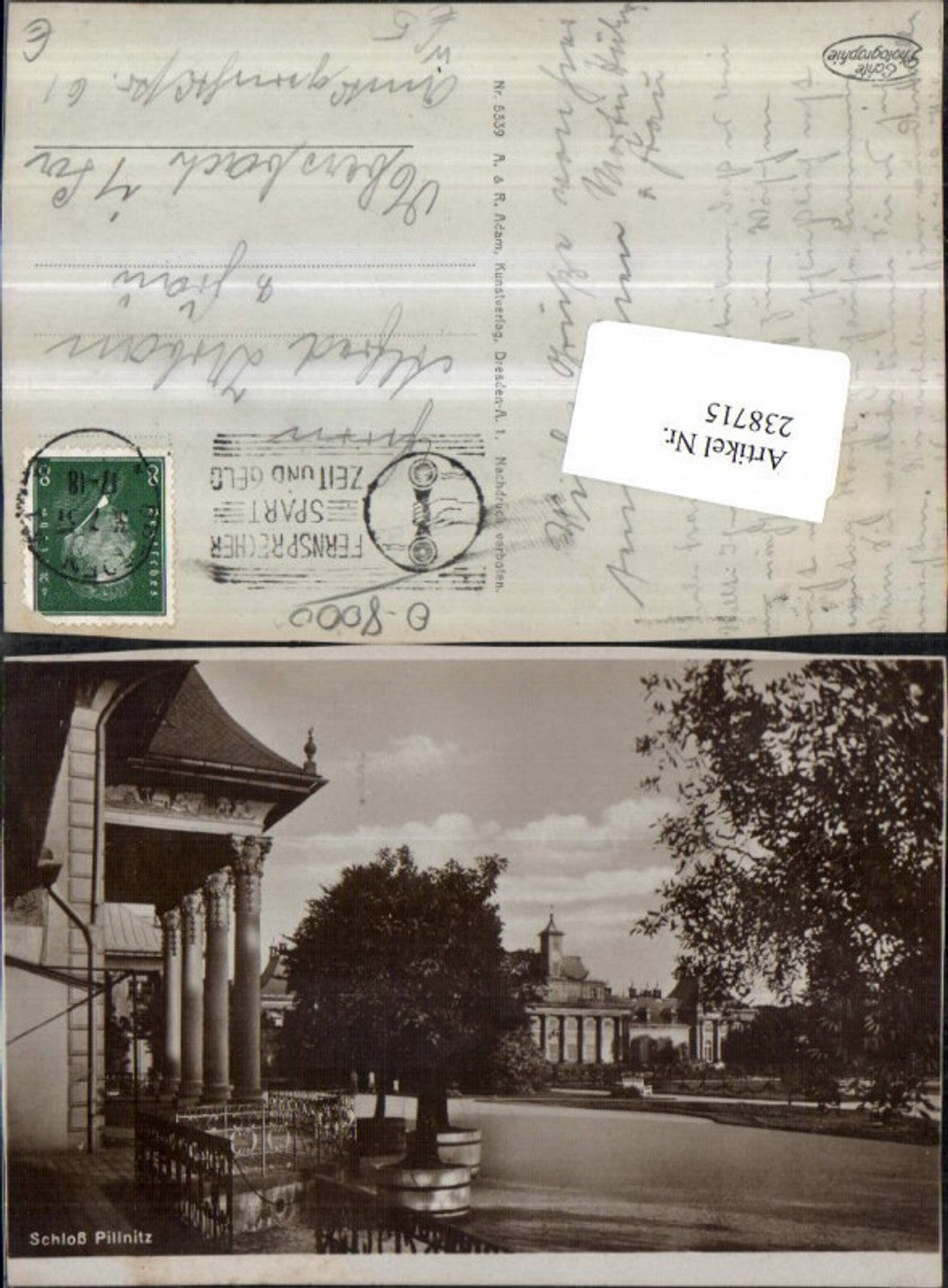 238715,Schloss Pillnitz b. Dresden