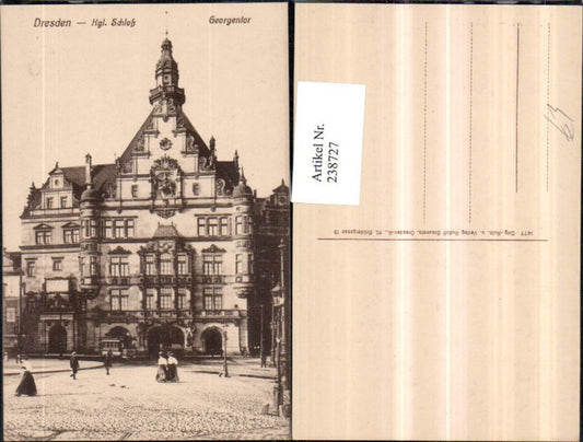238727,Dresden Königliches Schloss Georgentor