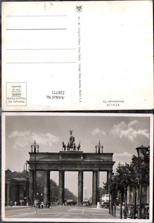 238771,Berlin Brandenburger Tor Straßenansicht