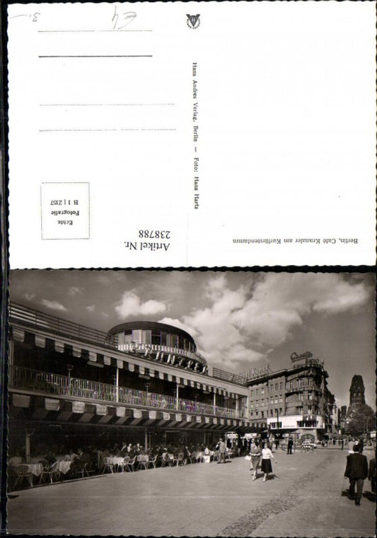 238788,Berlin Cafe Kranzler am Kurfürstendamm