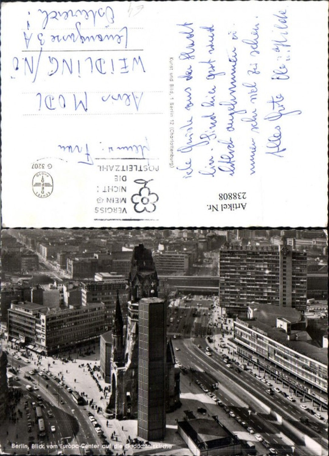 238808,Berlin Blick v. Europa-Center auf d. Gedächtniskirche