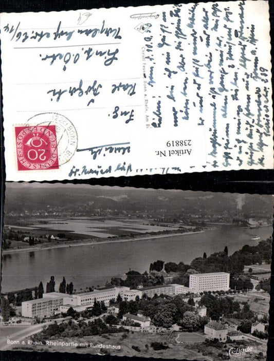 238819,Bonn a. Rhein Rheinpartie m. Bundeshaus
