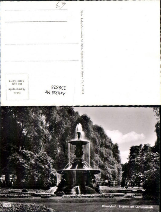 238828,Düsseldorf Brunnen am Corneliusplatz