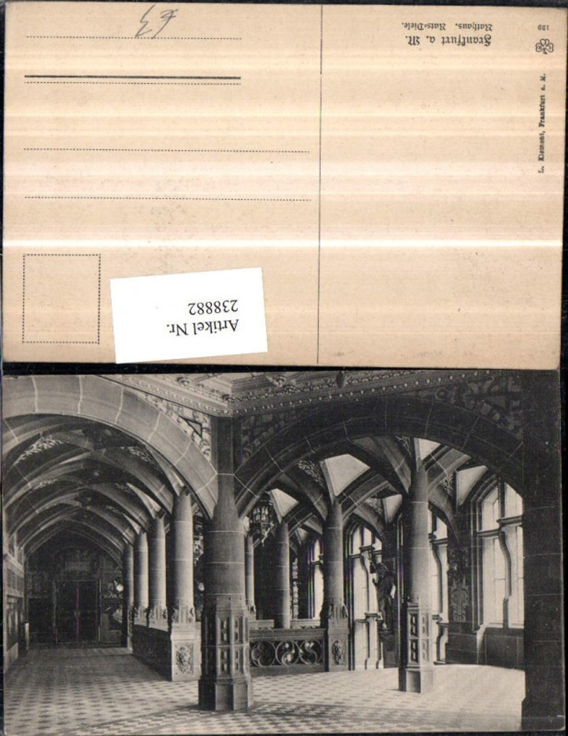 238882,Frankfurt a. Main Rathaus Rats-Diele