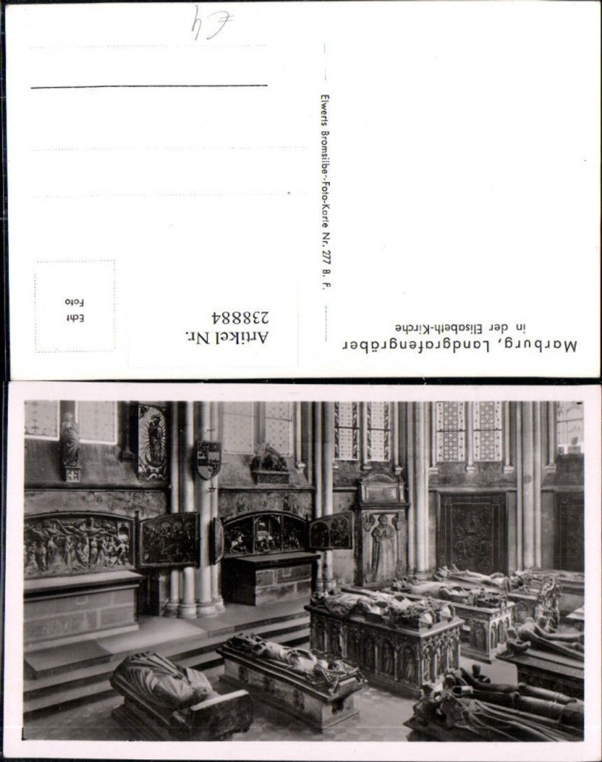 238884,Marburg Landgrafengräber Gräber in d. Elisabeth-Kirche