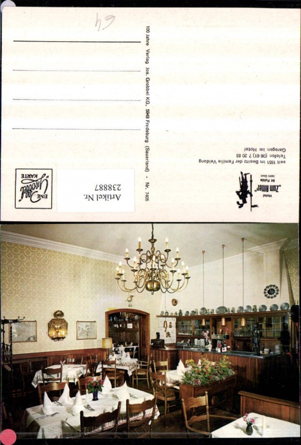 238887,Fulda Hotel zum Ritter b. Dom Innenansicht