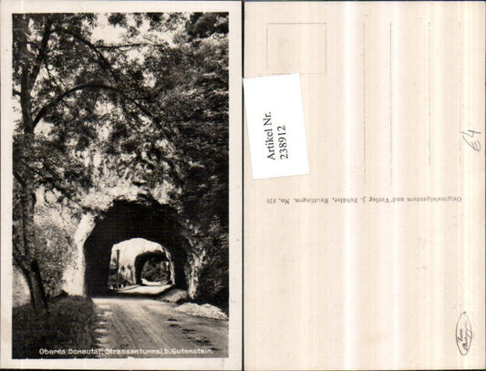238912, Upper Danube Valley Road Tunnel near Gutenstein
