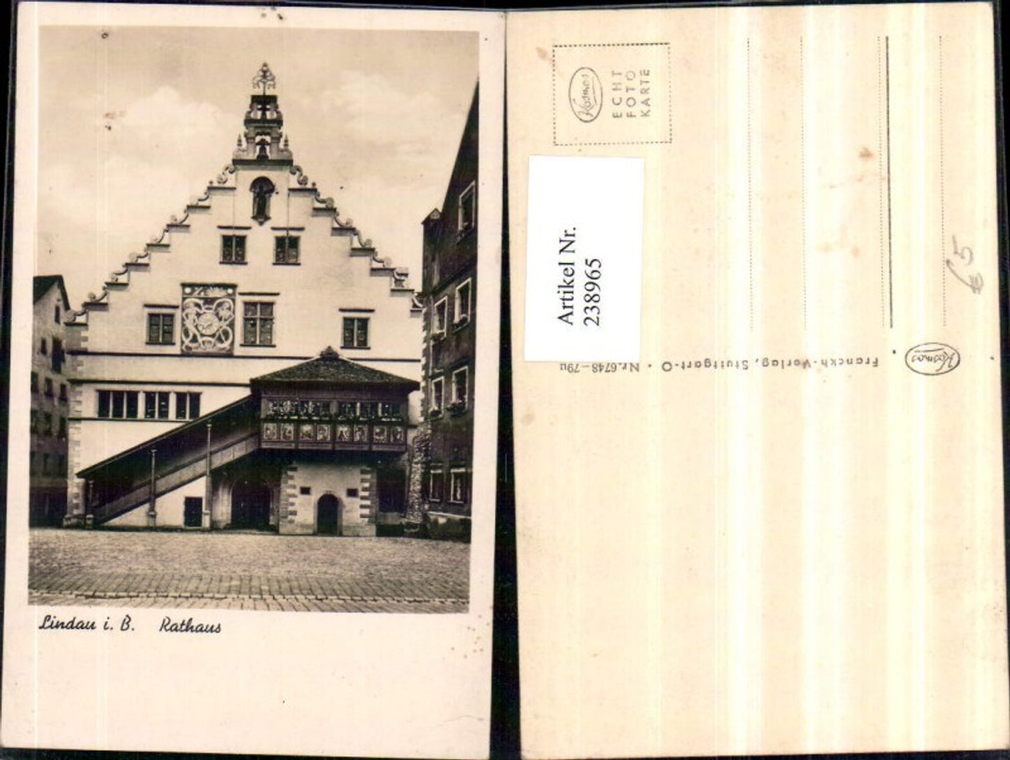 238965, Lindau i. Bodensee Town Hall