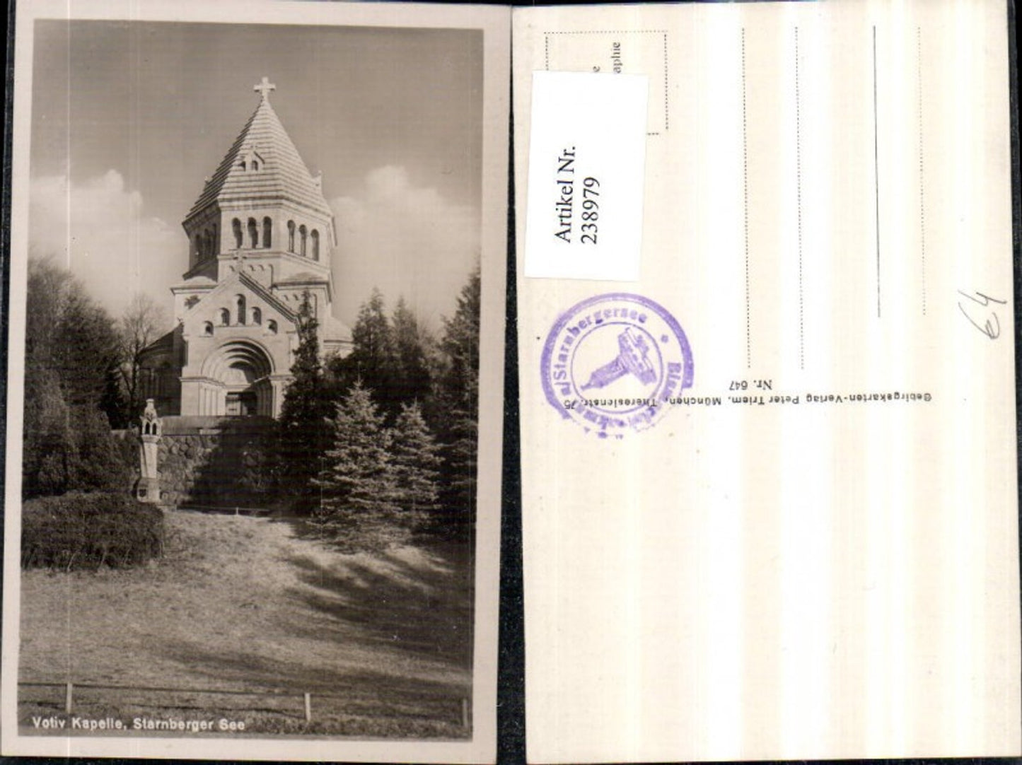 238979,Starnberger See Votiv Kapelle