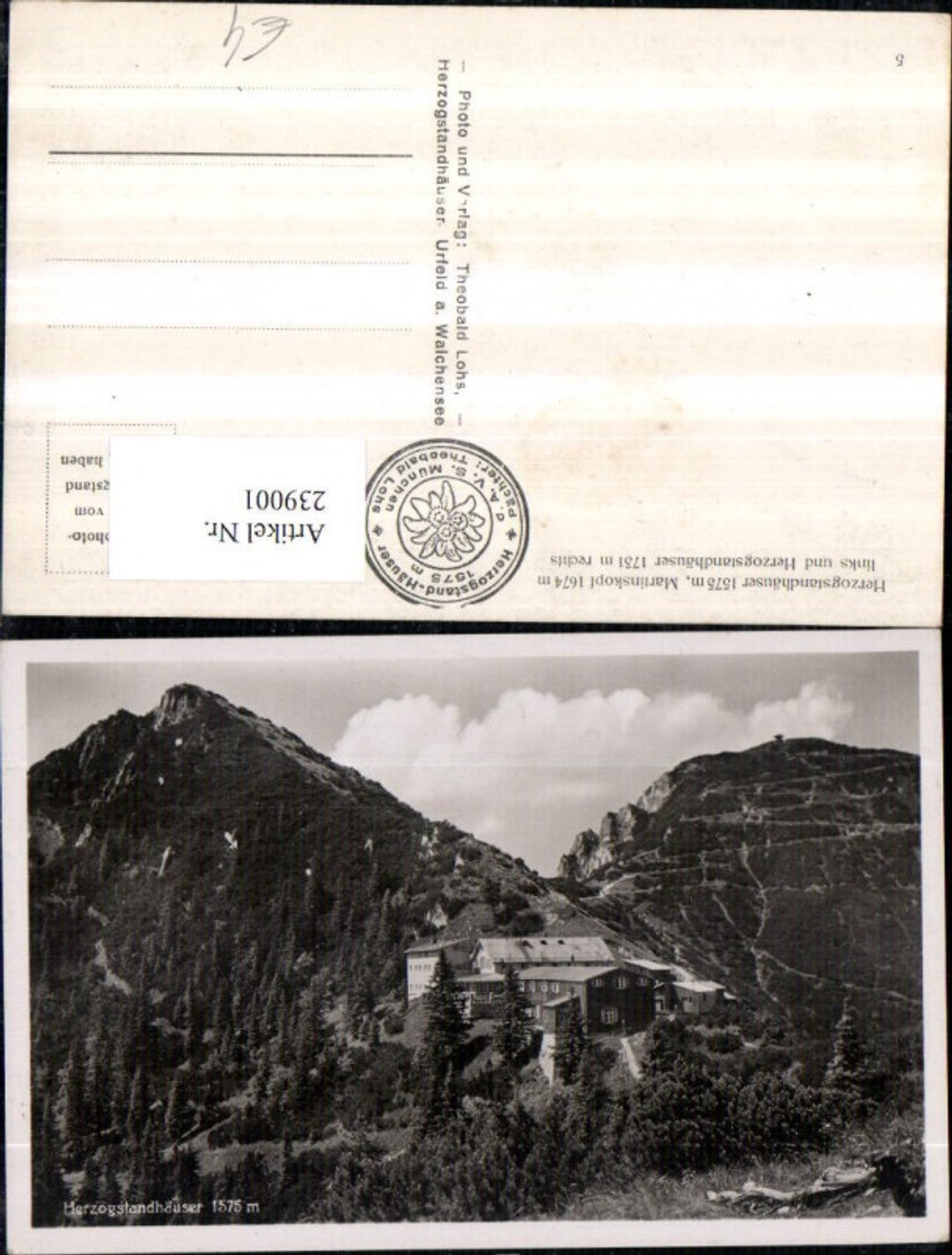 239001,Herzogstandhäuser m. Martinskopf b. Kochel am See