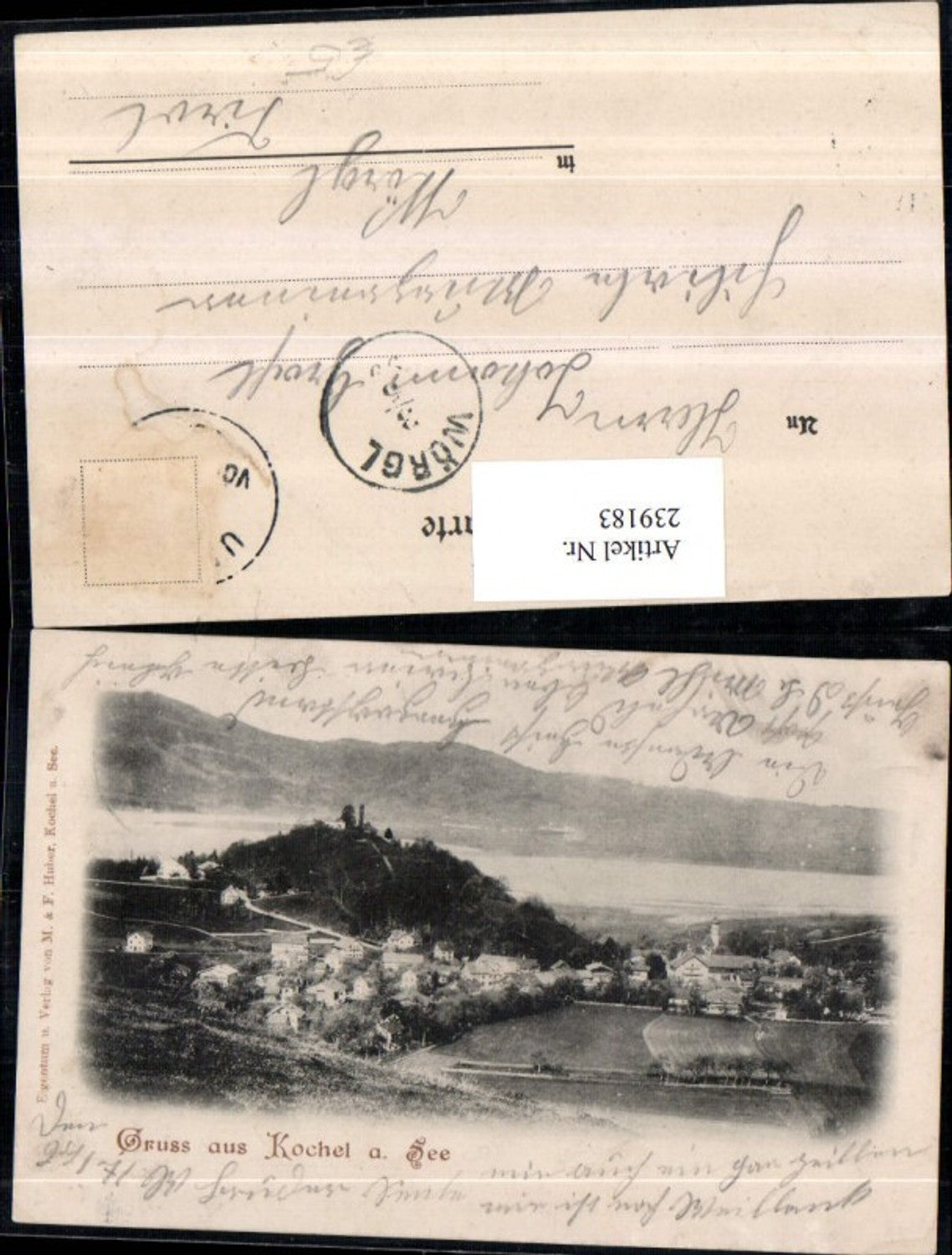 239183,Gruß aus Kochel a. See Totale