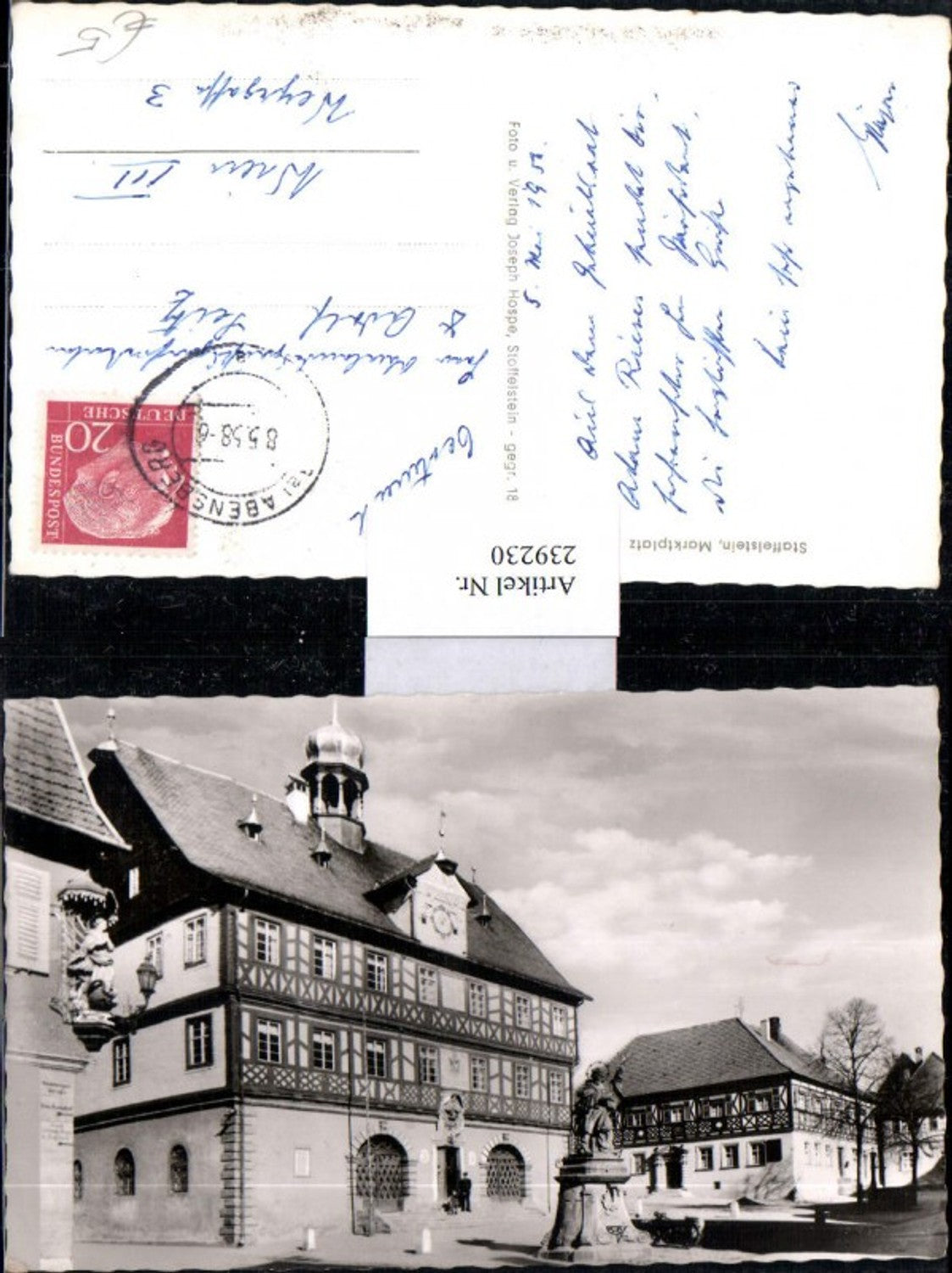 239230, Staffelstein Market Square Monument Town Hall