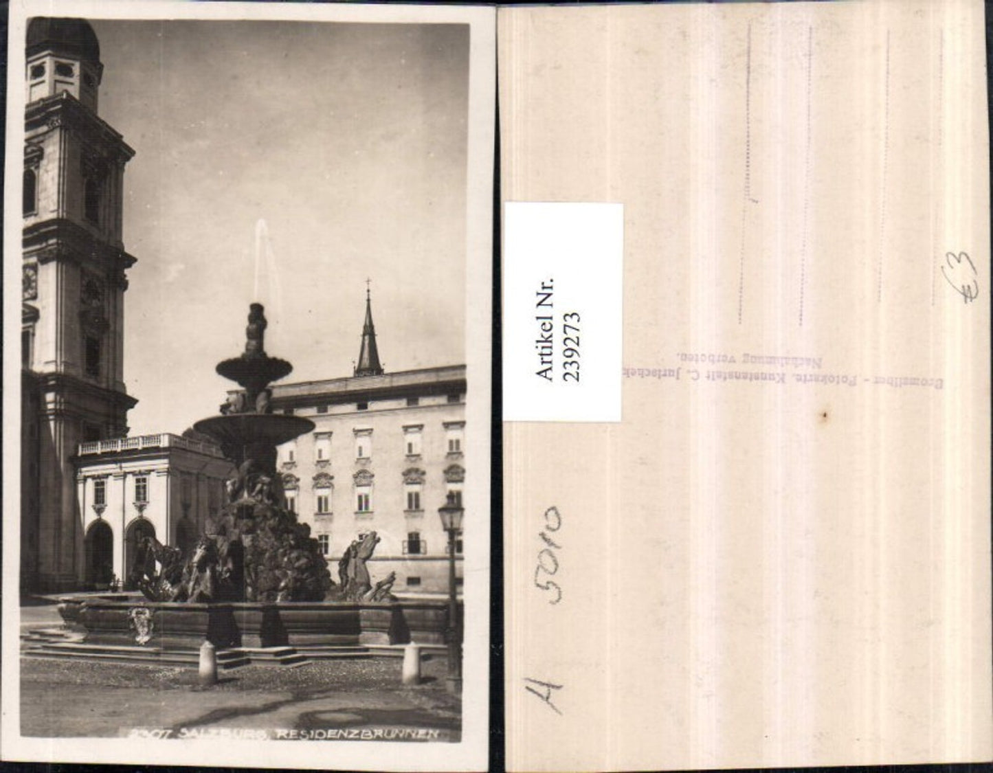 239273,Salzburg Residenzbrunnen Brunnen