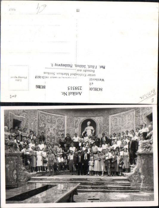 239315,Salzburg Schloss Hellbrunn Personen Gruppenfoto