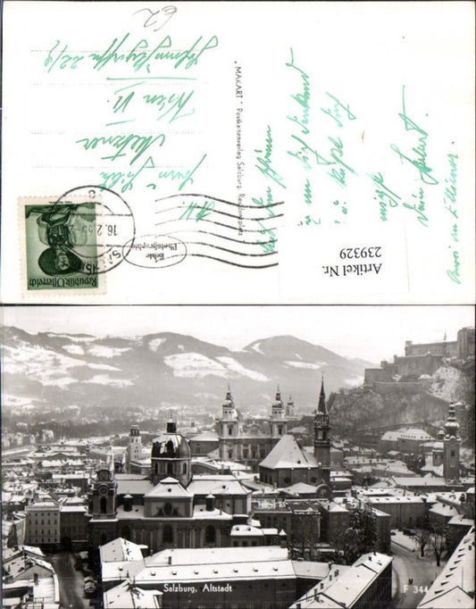 239329,Salzburg Totale Altstadt Winterbild