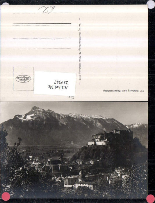 239347,Salzburg Teilansicht v. Kapuzinerberg