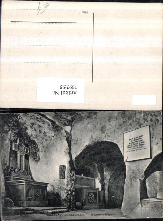 239355,Salzburg Katakomben Maximus-Kapelle