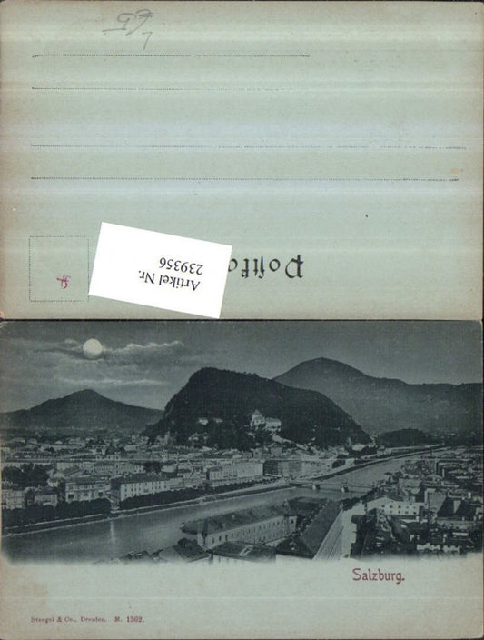 239356,Mond Litho AK Salzburg Totale pub Stengel u. Co 1362