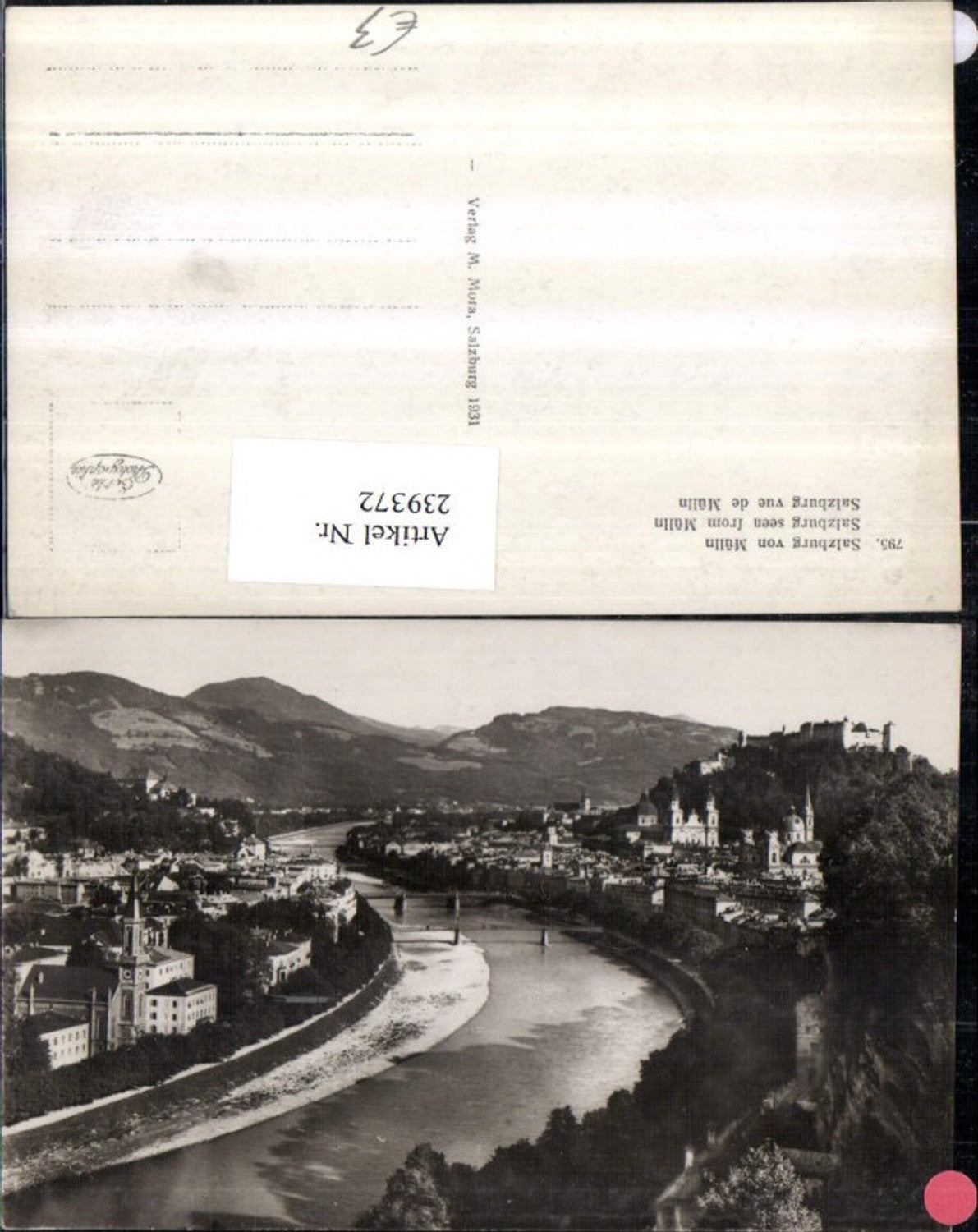 239372,Salzburg Totale von Mülln