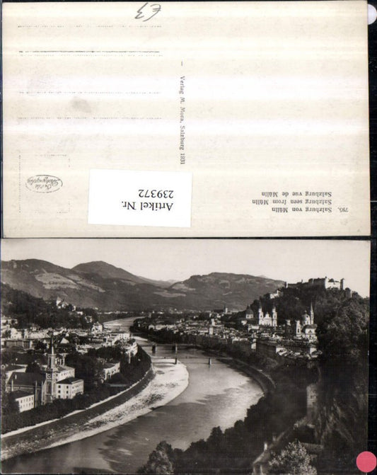 239372,Salzburg Totale von Mülln