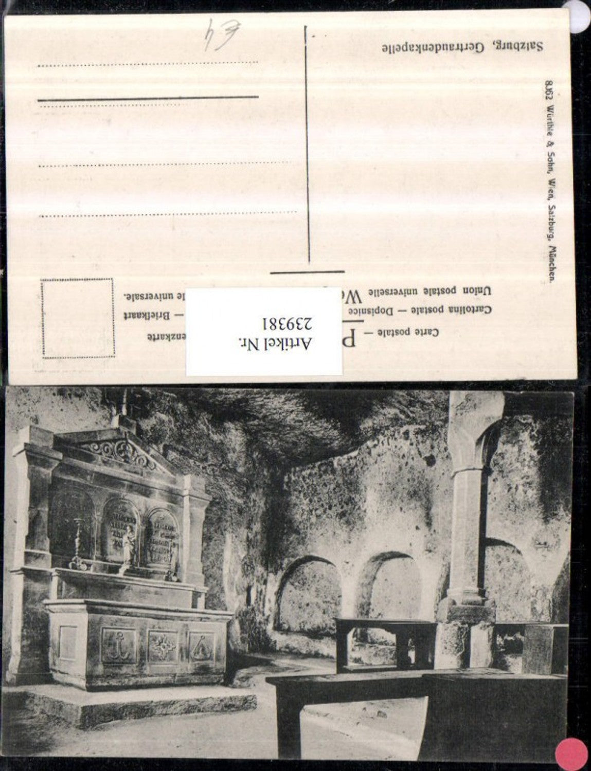 239381,Salzburg Gertraudenkapelle Innenansicht