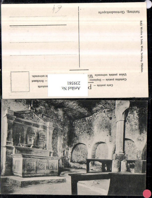 239381,Salzburg Gertraudenkapelle Innenansicht